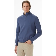 Nautica Erkek Mavi Classic Fit Kazak S57220T.4VT