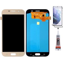 Yedcom Samsung A7 2017 A720 GOLD Uyumlu Ekran Lcd Dokunmatik B7000 15ML Yapıştırıcı ve Kırılmaz Cam ile beraber Yc