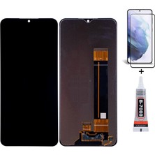 Yedcom Samsung A23 A235F Uyumlu Ekran Lcd Dokunmatik B7000 15ML Yapıştırıcı ve Kırılmaz Cam ile beraber Yc