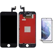 Yedcom Iphone 6S Plus Siyah Uyumlu Ekran Lcd Dokunmatik B7000 15ML Yapıştırıcı ve Kırılmaz Cam ile beraber Yc