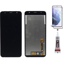 Yedcom Samsung J6 PLUS J610 SİYAH Uyumlu Ekran Lcd Dokunmatik B7000 15ML Yapıştırıcı ve Kırılmaz Cam ile beraber Yc