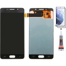 Yedcom Samsung A5 2016 A510 SİYAH Uyumlu Ekran Lcd Dokunmatik B7000 15ML Yapıştırıcı ve Kırılmaz Cam ile beraber Yc