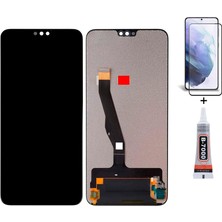 Yedcom Huawei Honor 8X Uyumlu Ekran Lcd Dokunmatik B7000 15ML Yapıştırıcı ve Kırılmaz Cam ile beraber Yc