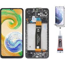 Yedcom Samsung A04S A047F Çıtalı Uyumlu Ekran Lcd Dokunmatik B7000 15ML Yapıştırıcı ve Kırılmaz Cam ile beraber Yc