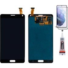 Yedcom Samsung NOTE 4 N910F SİYAH Uyumlu Ekran Lcd Dokunmatik B7000 15ML Yapıştırıcı ve Kırılmaz Cam ile beraber Yc