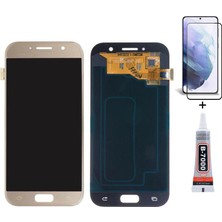 Yedcom Samsung A5 2017 A520 GOLD Uyumlu Ekran Lcd Dokunmatik B7000 15ML Yapıştırıcı ve Kırılmaz Cam ile beraber Yc