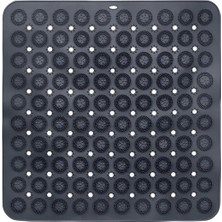 Dilan Store Banyo Duş Küvet Için Vantuzlu Kaydırmaz, Su Drenajlı, Masajlı Paspas -54X54CM D-150