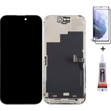Yedcom Iphone 15 Pro Max Oled Uyumlu Ekran Lcd Dokunmatik B7000 15ML Yapıştırıcı ve Kırılmaz Cam ile beraber Yc