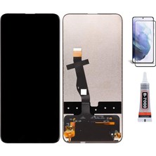 Yedcom Huawei Y9 Prime 2019 Uyumlu Ekran LCD Dokunmatik B7000 15ML Yapıştırıcı ve Kırılmaz Cam ile Beraber Yc