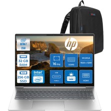 Hp Probook 4 G1I Intel® Core Ultra 7 255U Aı 32GB Ddr5 256GB SSD Intel® Grafik 16" Wuxga (1920 x 1200), IPS,300 Nits Freedos Taşınabilir Bilgisayar C9FY2ETF06+ZETTAÇANTA