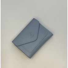 Purpleart Kadın Kapaklı Çıtçıt Kilitli Logolu Kartlık Bölmeli Cüzdan 13X10CM