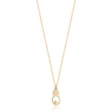 Emiliano Jewellery Emılıano Jewellery 925 Ayar Gümüş Taşlı Ananes Kolye