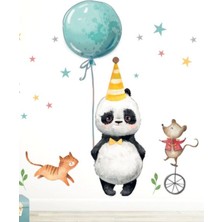 Wallhuman Sevimli Panda Duvar Stickerı