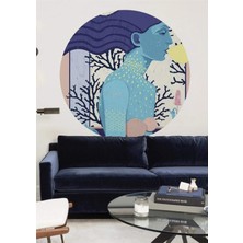 Wallhuman Boho - Bohem Tarzında Daire Duvar Stickerı