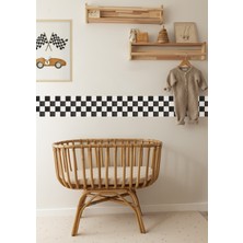 Wallhuman Bohem Tarz Dekoratif Bordür Duvar Şeridi Sticker (16X95CM 3 Adet)