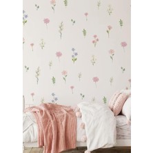 Wallhuman Soft Bahar Çiçekleri Çocuk Odası Duvar Stickerı