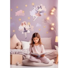 Wallhuman Sihirli Periler Çocuk Odası Duvar Stickerı