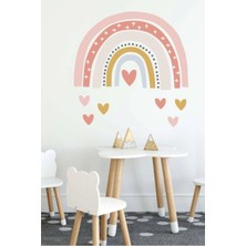 Wallhuman Kalpli Gökkuşağı Çocuk Odası Duvar Stickerı