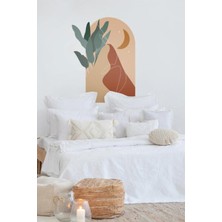 Wallhuman Bohem Yapraklı Dağ Sticker