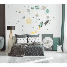 Wallhuman Cosmo Kenti Çocuk Odası Duvar Stickerı