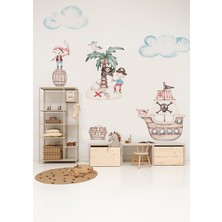 Wallhuman Deniz Korsanları Çocuk Odası Duvar Stickerı