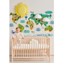 Wallhuman Renkli Orman Çocuk Odası Duvar Stickerı