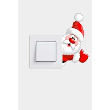 Wallhuman Priz- Noel Baba Çocuk Odası Priz Stickerı