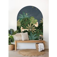 Wallhuman Boho - Bohem Tarz Oval Kemer Dekoratif Duvar Stickerı