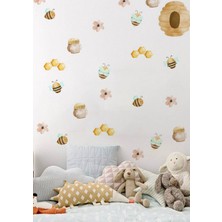 Wallhuman Bal Arısı Çocuk Odası Duvar Stickerı