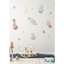 Wallhuman Uzay Kaşifleri Çocuk Odası Duvar Stickerı