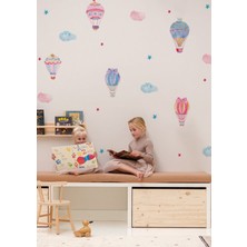 Wallhuman Süslü Balonlar Çocuk Odası Duvar Stickerı