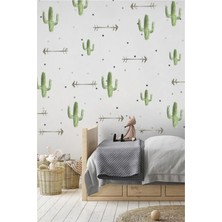 Wallhuman Kaktüs Çocuk Odası Duvar Stickerı