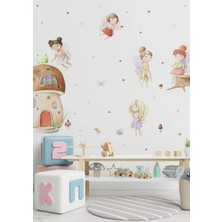 Wallhuman Peri Masalı Çocuk Odası Duvar Stickerı