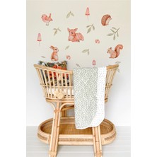 Wallhuman Mini Woodland Çocuk Odası Duvar Stickerı