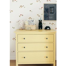 Wallhuman Botanik Mantarlar Çocuk Odası Duvar Stickerı