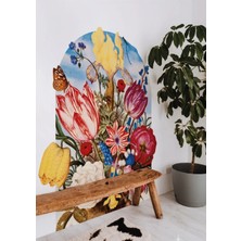 Wallhuman Boho - Bohem Tarz Oval Kemer Dekoratif Duvar Stickerı