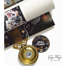 Wallhuman Yılbaşı-Merry Chrismes Sticker Seti , Yılbaşı Süsü Yeni Yıl Kış Konsepti