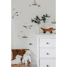 Wallhuman Deniz Manzarası Çocuk Odası Duvar Stickerı