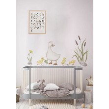 Wallhuman Ördek Ailesi Çocuk Odası Duvar Stickeri