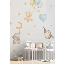 Wallhuman Sevimli Baloncuklar Çocuk Odası Duvar Stickerı