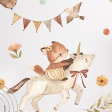 Wallhuman Gezgin Kuşlar Çocuk Odası Duvar Stickerı