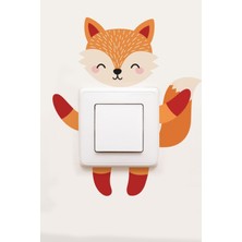 Wallhuman Priz- Mutlu Tilki Çocuk Odası Stickerı