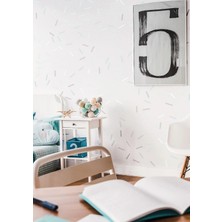 Wallhuman Mavi Konfeti Çocuk Odası Duvar Stickerı