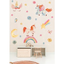 Wallhuman Unicorn Çocuk Odası Duvar Sickerı