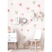 Wallhuman Soft Çayır Çiçekleri Çocuk Odası Duvar Stickerı