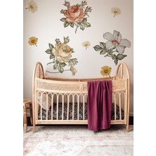 Wallhuman Vintage Çicek Duvar Stickerı