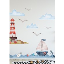 Wallhuman Deniz Macerası Çocuk Odası Duvar Stickerı