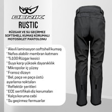 Berik Rustic Soft Shell Korumalı Moturcu Pantolonu