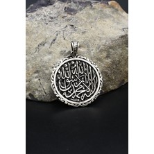 Prestige Kolye Ucu Kelime-I Tevhid Yazlı 925 Ayar Gümüş 902404