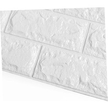 Ronanna Buğz 3D Tuğla Desenli Kendinden Yapışkanlı Duvar Paneli 58X38 cm